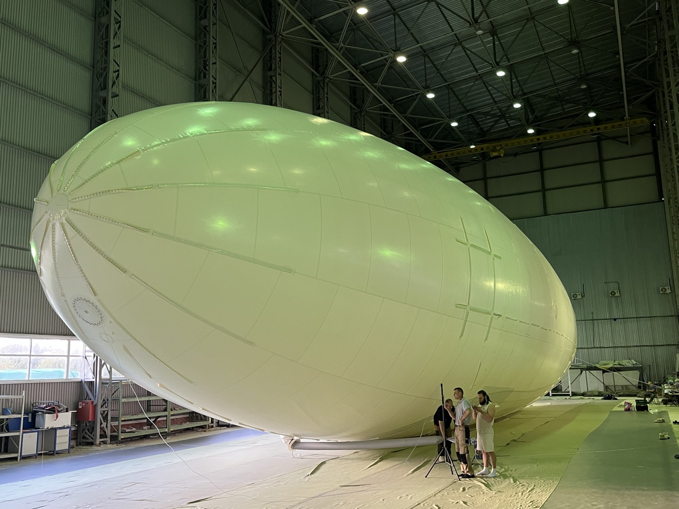 NOVA-2E envelope pressure test — view 2