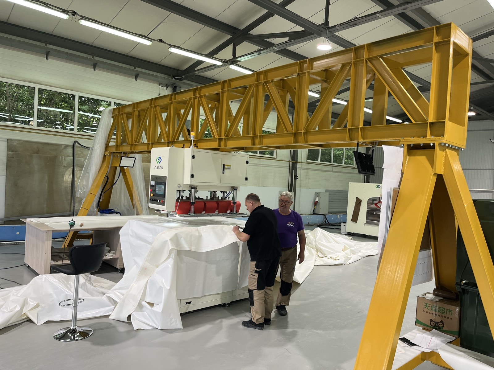 AERONOVA soft-shell production — view 2